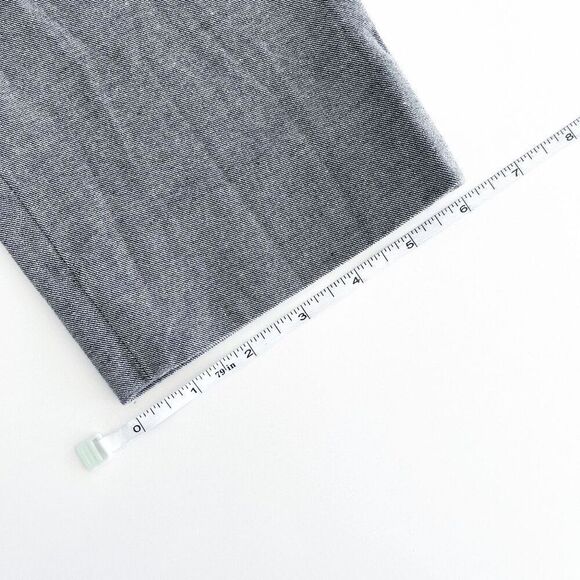 Banana Republic Womens Sloan Straight Leg Pants Mid Rise Black/White Gray Size 6 - Picture 7 of 9